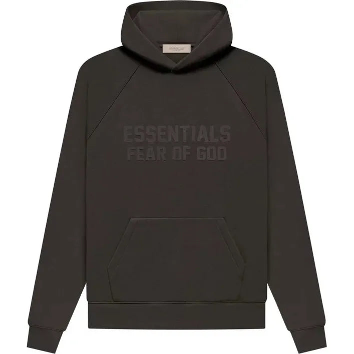 Fear Of God Essentials Hoodie Off Black FW22