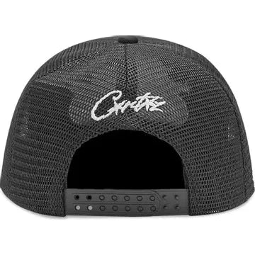 Corteiz 5 Starz Alcatraz Trucker Black