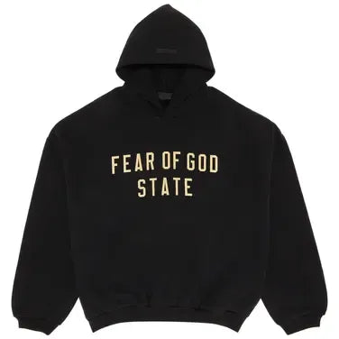 Fear of God Essentials State Fleece Hoodie Black FW24
