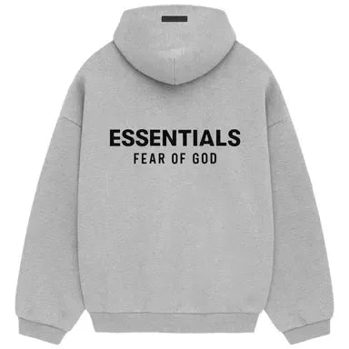 Fear Of God Essentials Fleece Hoodie Light Heather Grey FW24