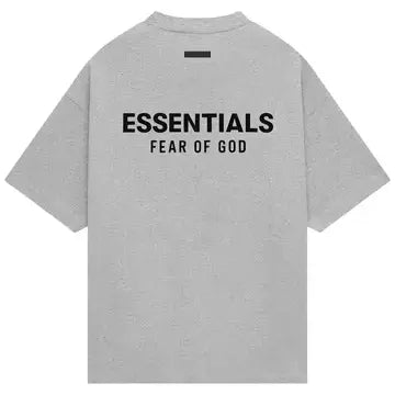 Fear of God Essentials Jersey Crewneck T-Shirt Light Heather FW24