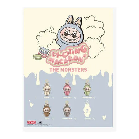Pop Mart Labubu The Monsters Tasty Macarons Vinyl Face (Single Blind Box)