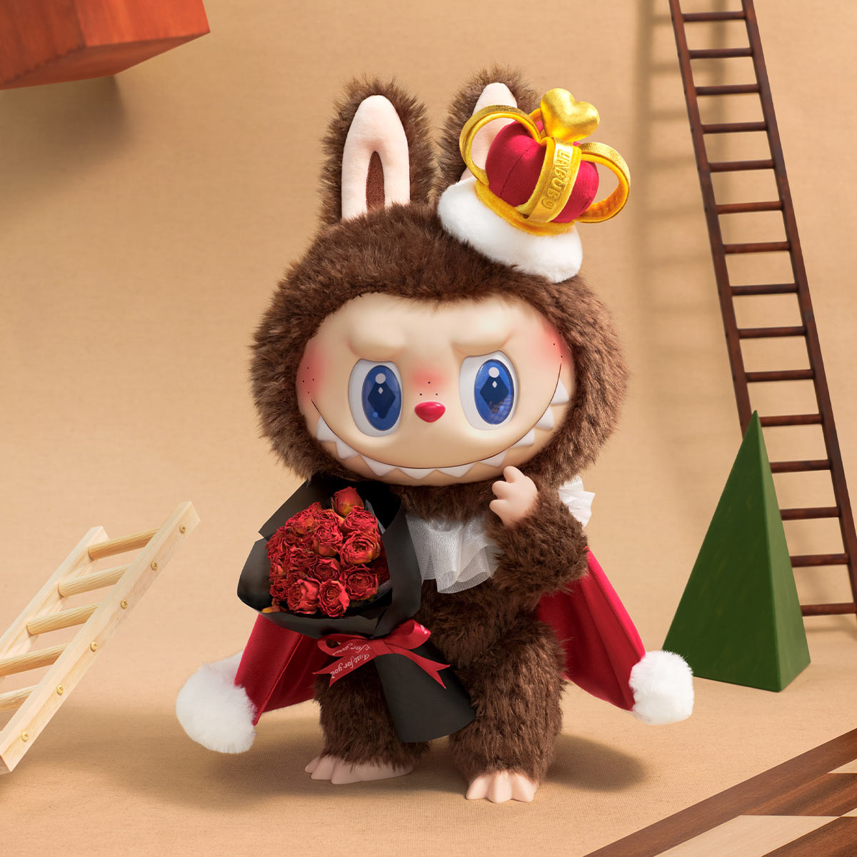 Pop Mart Labubu THE MONSTERS Let's Checkmate Series-Vinyl Plush Doll