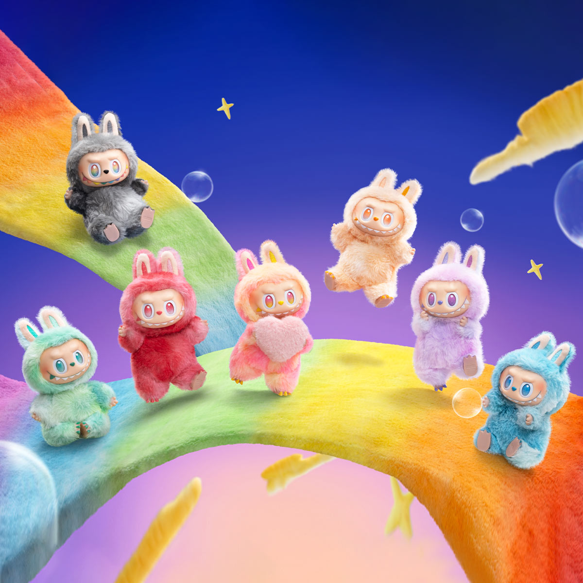 Pop Mart Labubu THE MONSTERS Big into Energy Series-Vinyl Plush Pendant (Single Blind Box)