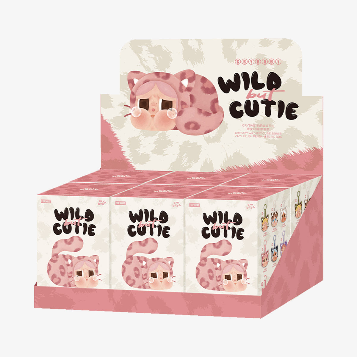 Pop Mart CRYBABY Wild but Cutie Series - Vinyl Plush Pendant Case (Six Blind Boxes)