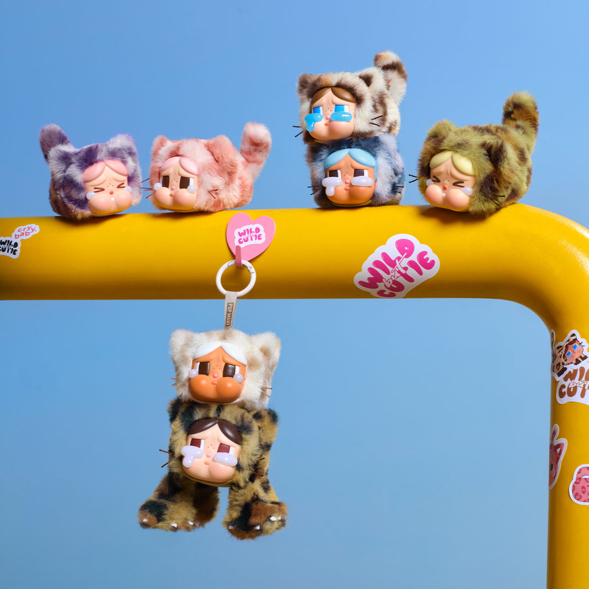 Pop Mart CRYBABY Wild but Cutie Series - Vinyl Plush Pendant (Single Blind Box)