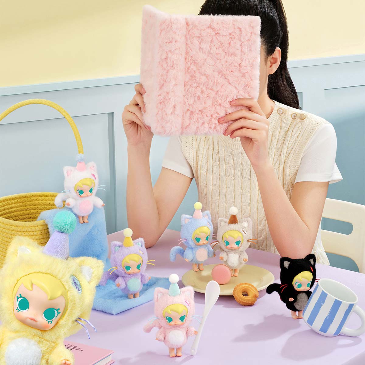 Pop Mart Baby Molly Pocket Friends Series-Vinyl Plush Pendant Single Blind Box