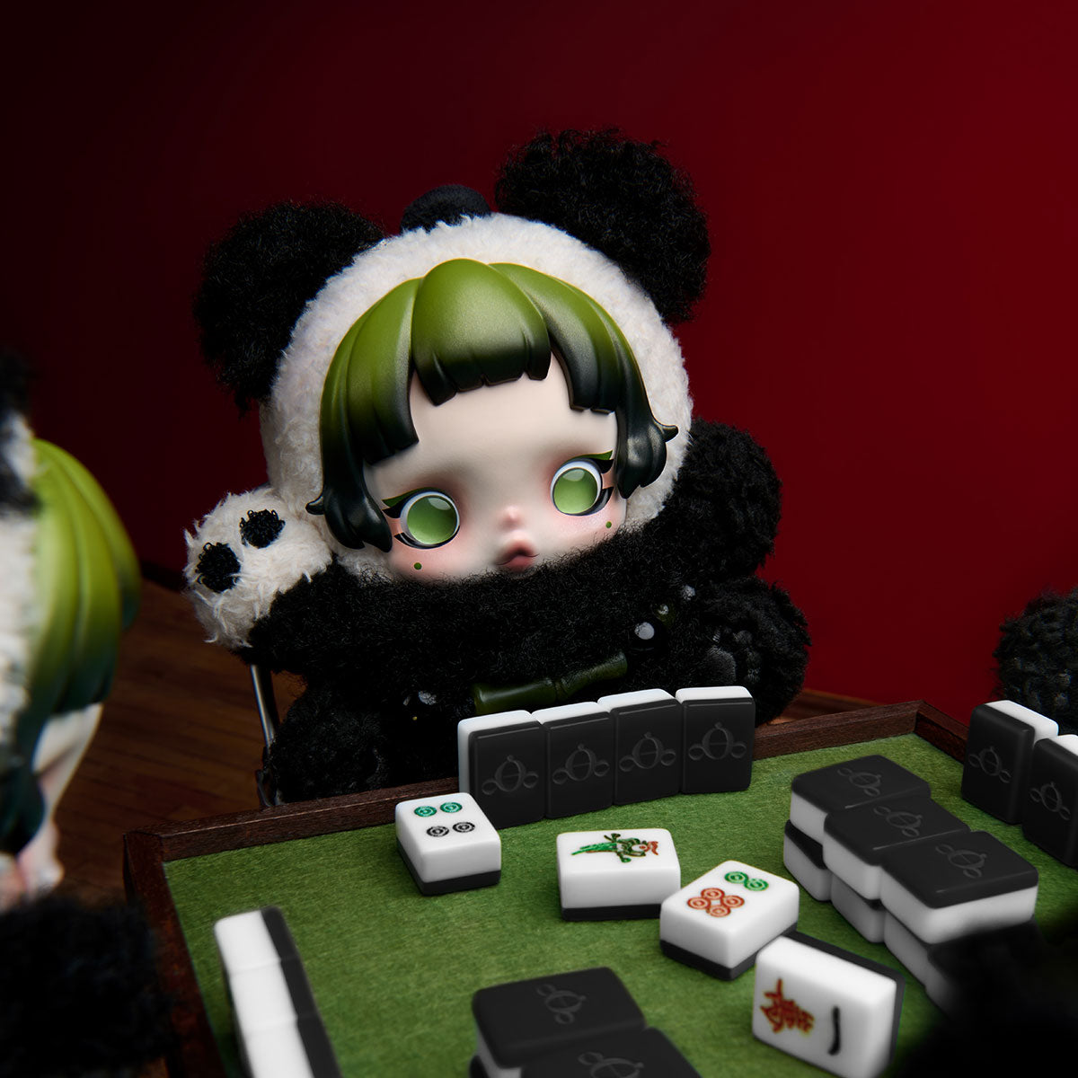 Pop Mart SKULLPANDA Lazy Panda Plush Doll Pendant