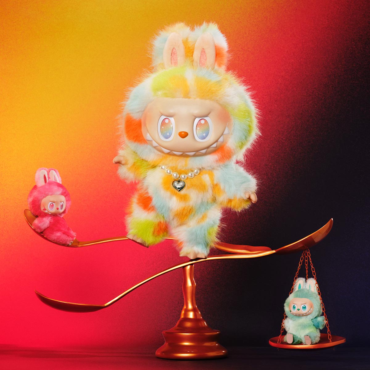 Pop Mart Labubu THE MONSTERS Big into Energy Series-ROCK THE UNIVERSE Vinyl Plush Doll