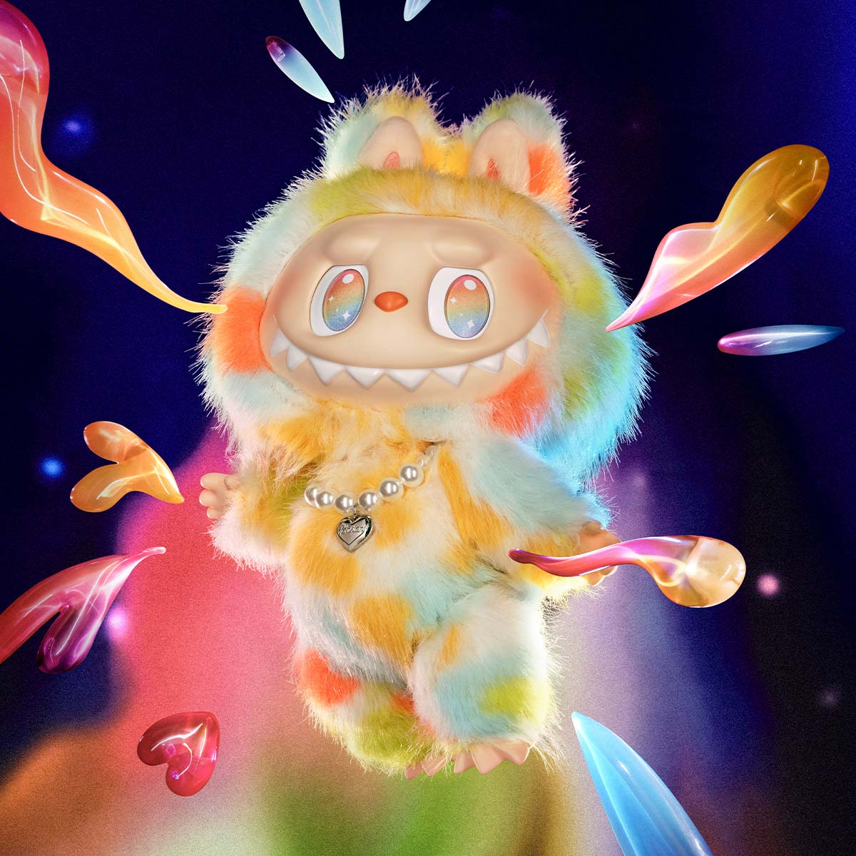 Pop Mart Labubu THE MONSTERS Big into Energy Series-ROCK THE UNIVERSE Vinyl Plush Doll
