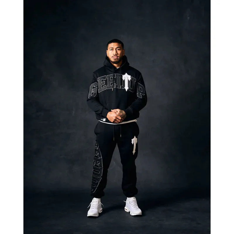 Geedup Team Logo x Irongate T Hoodie Black/White