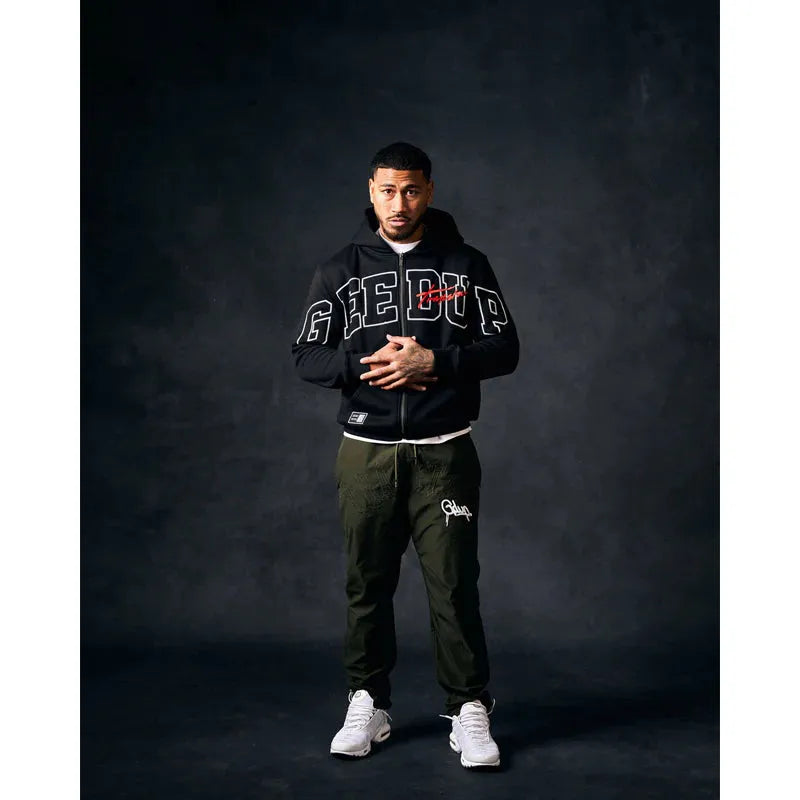 Geedup Team Logo x Trapstar Signature Jacket Black/White/Red