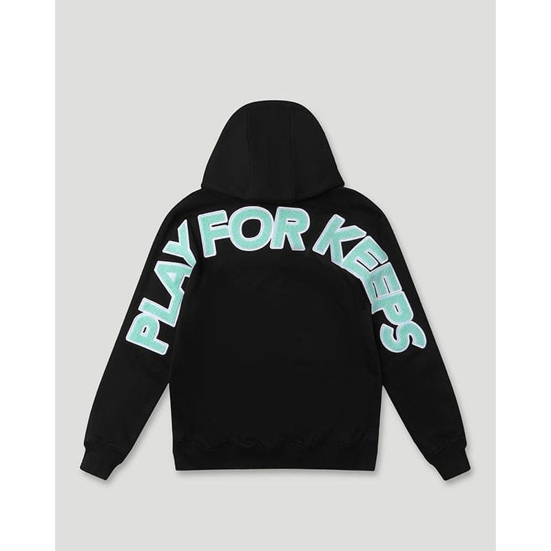 GEEDUP Play For Keeps Hoodie Black/Teal