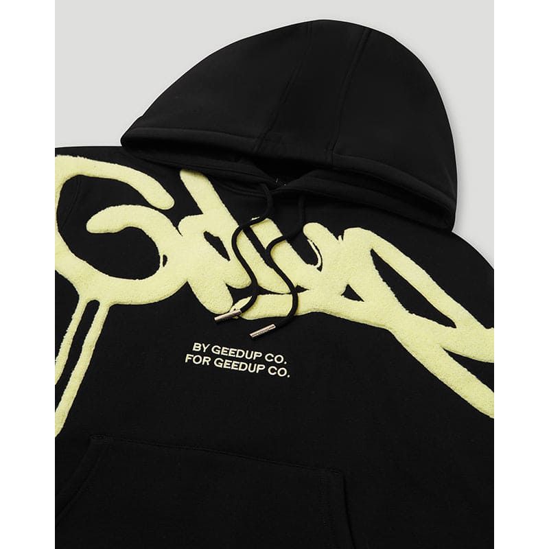 Geedup Handstyle Hoodie Black/Sorbet