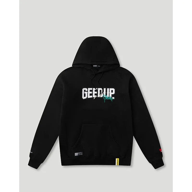 GEEDUP Play For Keeps x Foot Locker Hoodie Black/Turbo Green/White