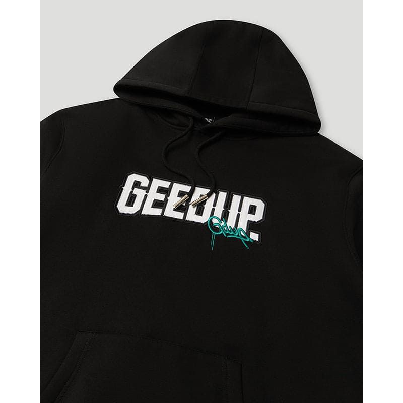 GEEDUP Play For Keeps x Foot Locker Hoodie Black/Turbo Green/White