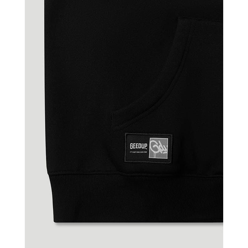 GEEDUP Team Logo Script Hoodie Black/Dusty Pink