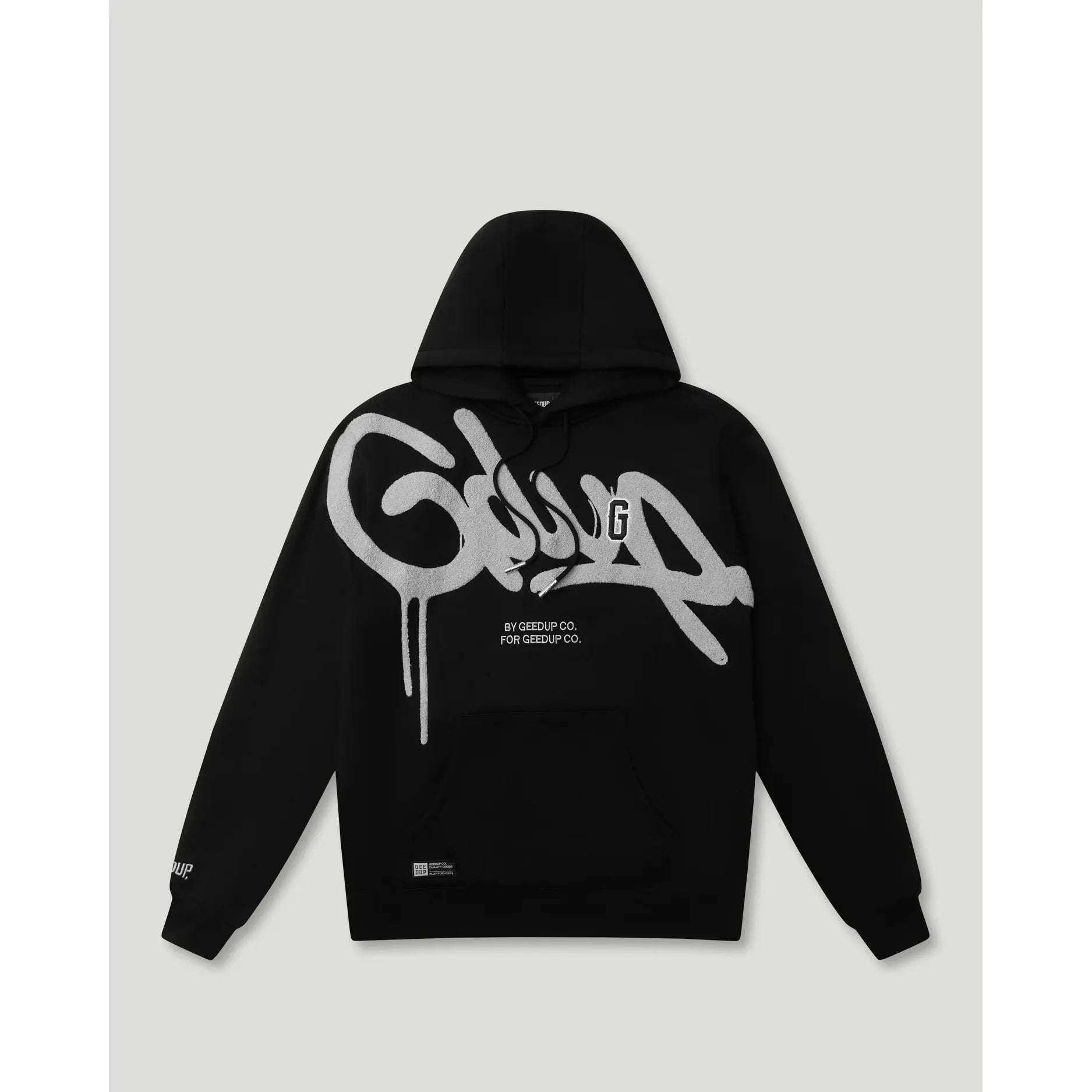 GEEDUP Handstyle G Hoodie Black/Light Grey