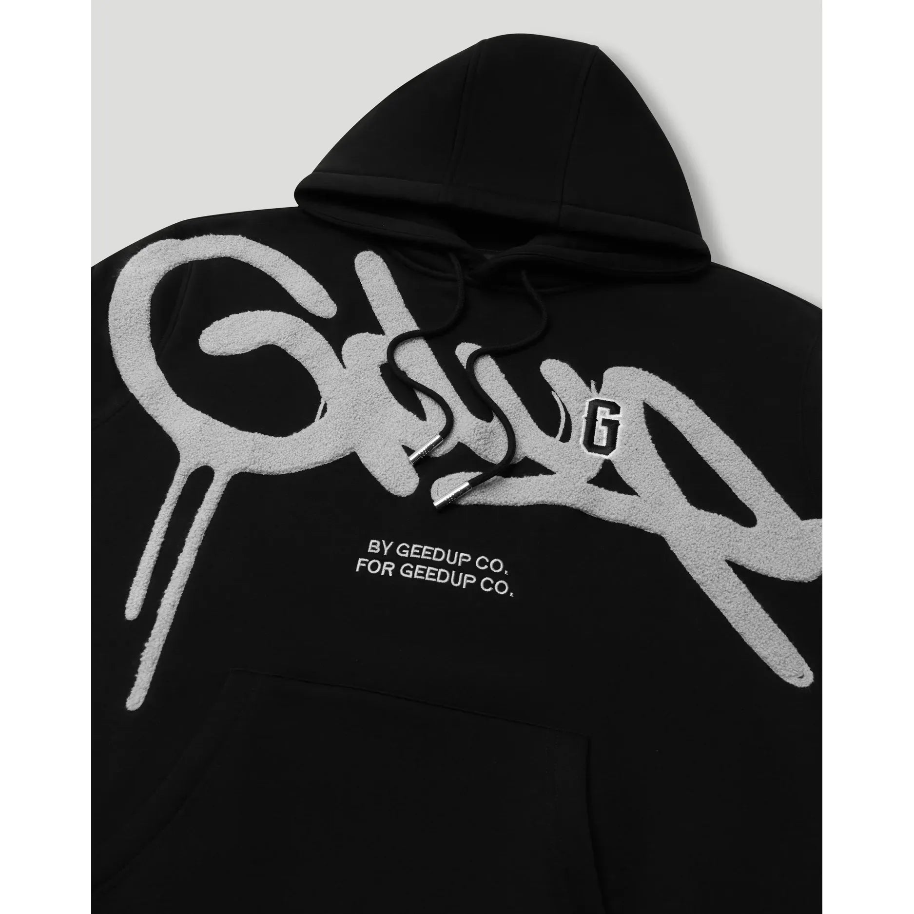 GEEDUP Handstyle G Hoodie Black/Light Grey