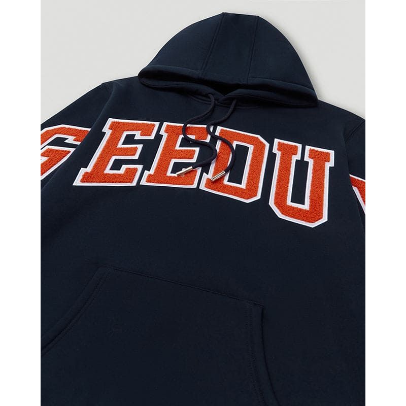 GEEDUP Team Logo Hoodie Navy/Burnt Orange