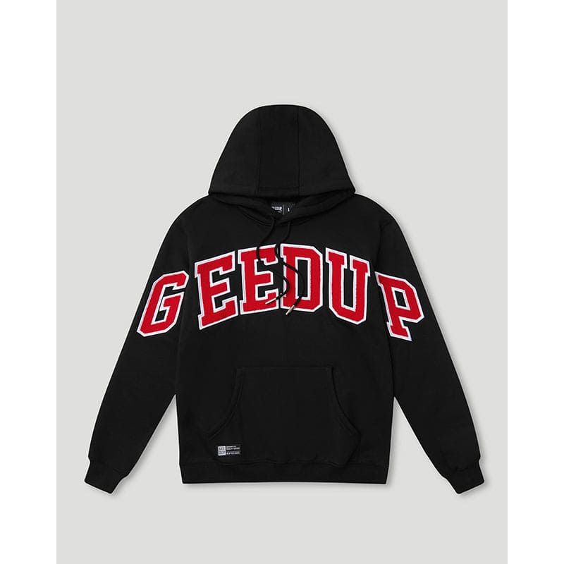 Geedup Team Logo Hoodie Black/White/Red