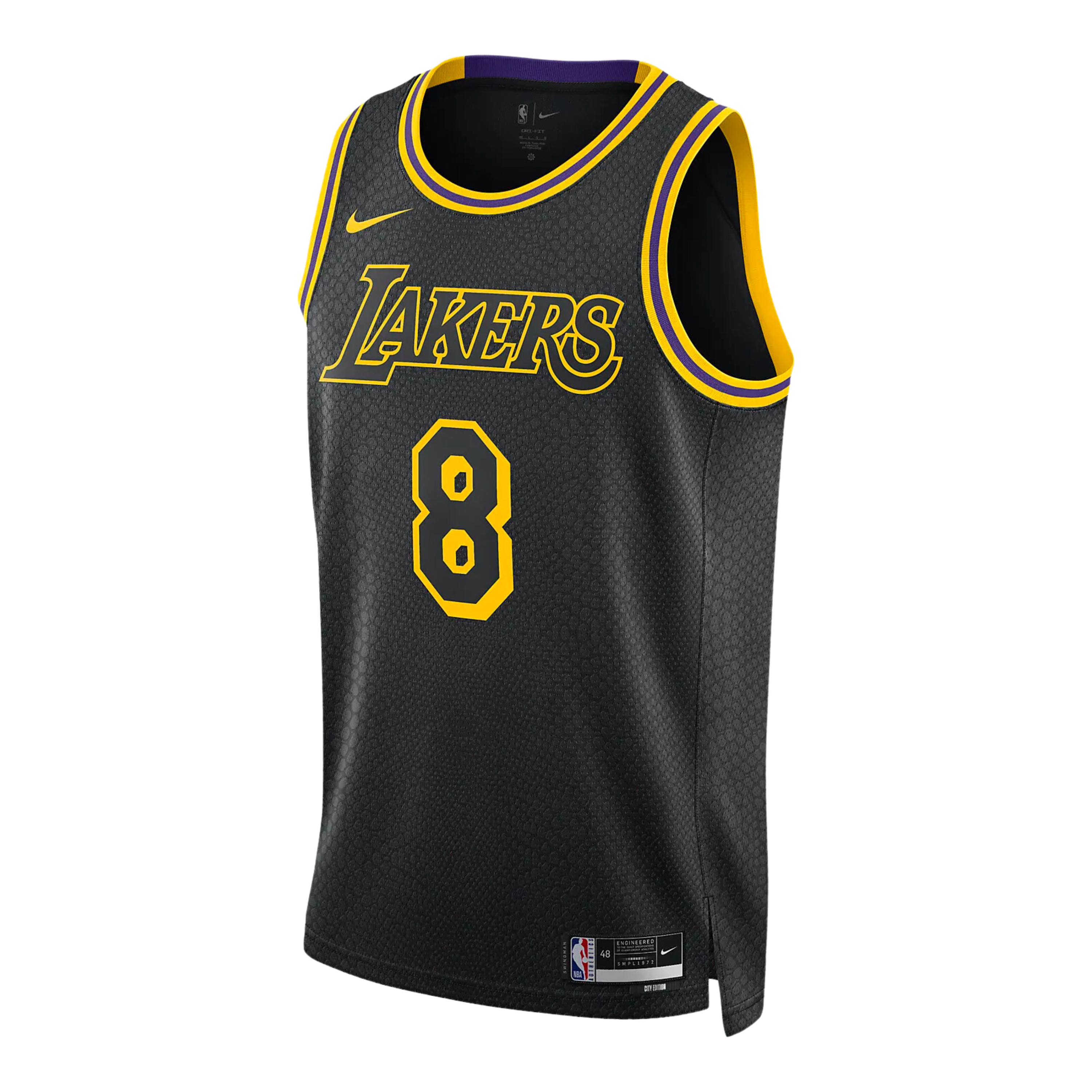 Nike Kobe Bryant "Mamba Mentality" Los Angeles Lakers City Edition Swingman Jersey (FW23)