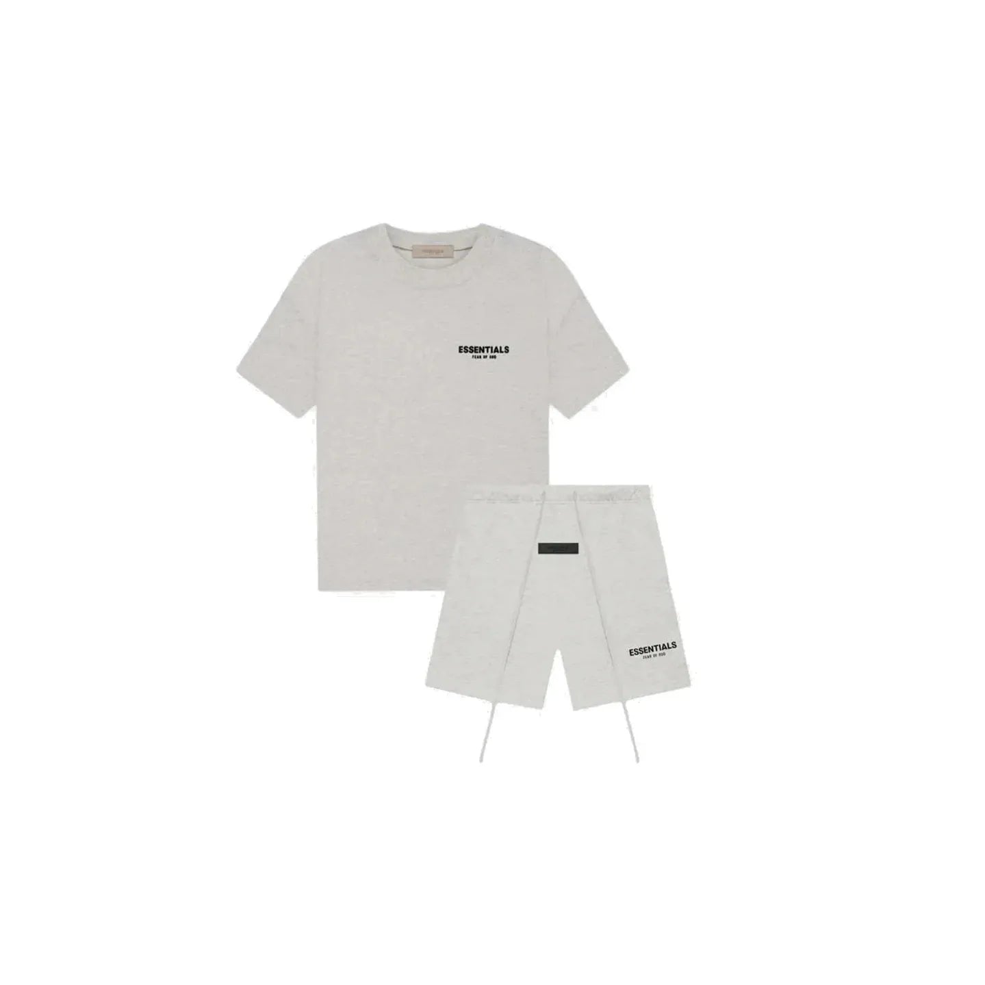 Fear of God Essentials T-shirt & Short Bundle Light Oatmeal SS22