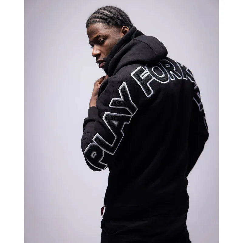 GEEDUP Play For Keeps Hoodie Black/White
