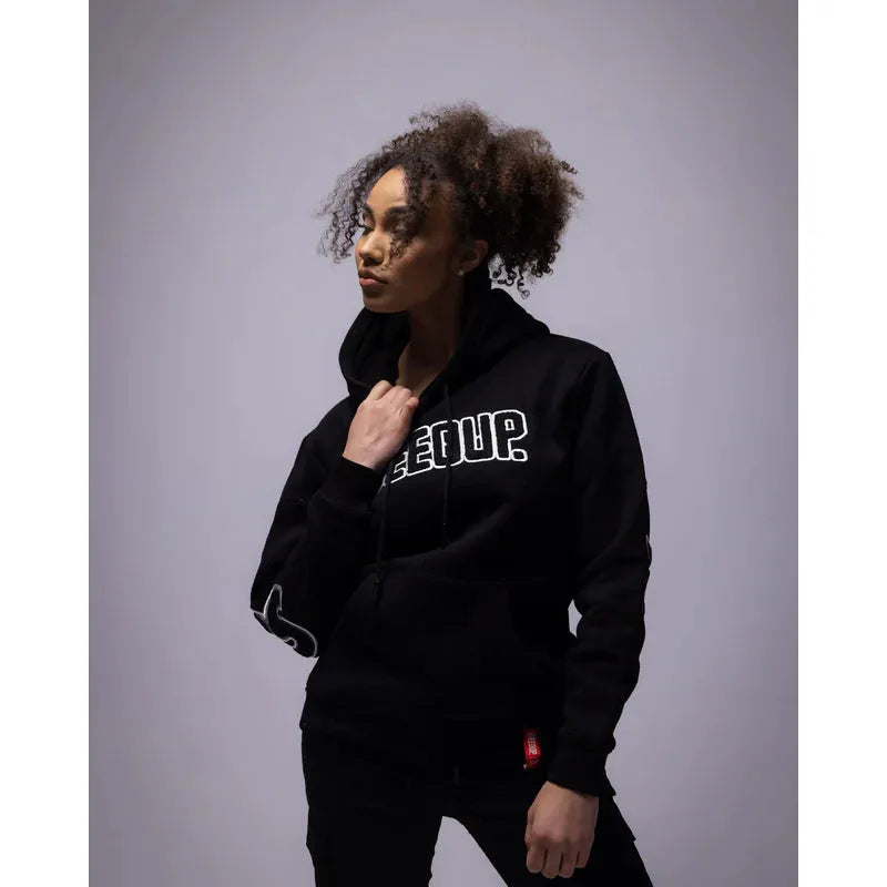 GEEDUP Play For Keeps Hoodie Black/White