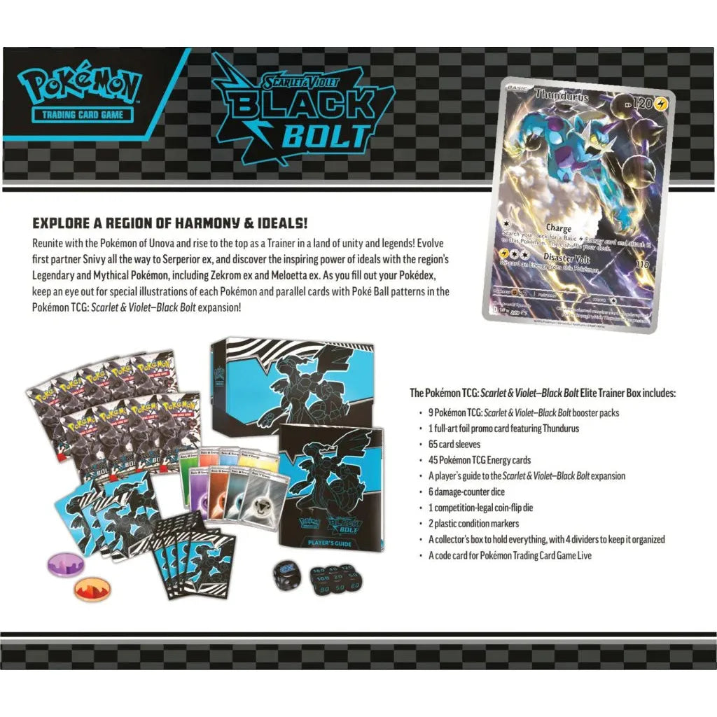 Pokémon TCG: Scarlet & Violet Black Bolt Elite Trainer Box