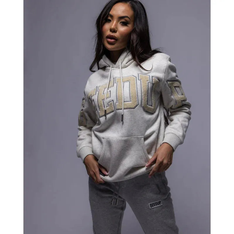 Geedup Team Logo Hoodie Wheat Marle