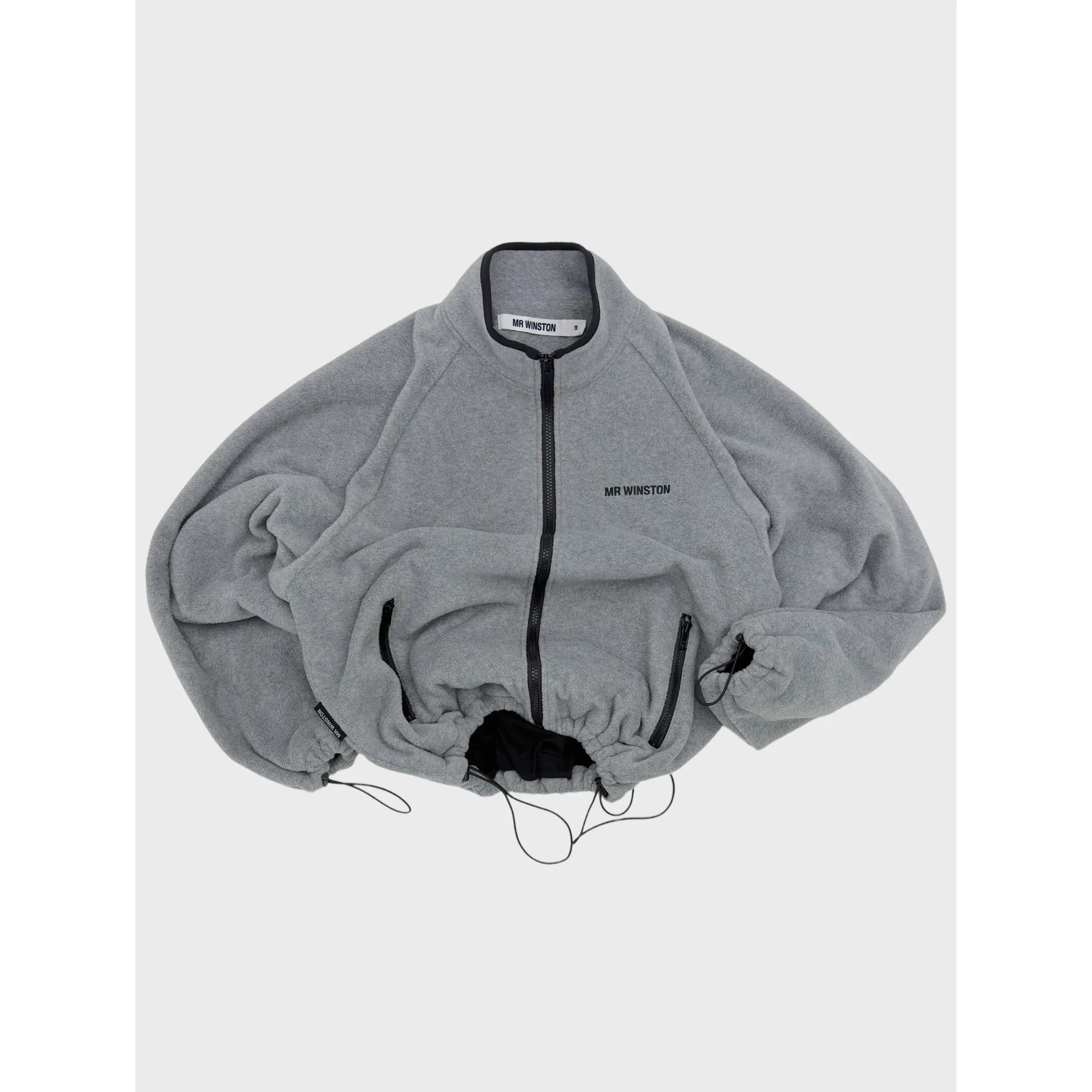Mr Winston Polar Fleece Jacket Grey