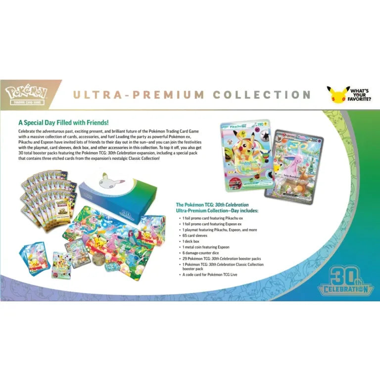 Pokémon TCG: 30th Celebration Ultra-Premium Collection (Day or Night)