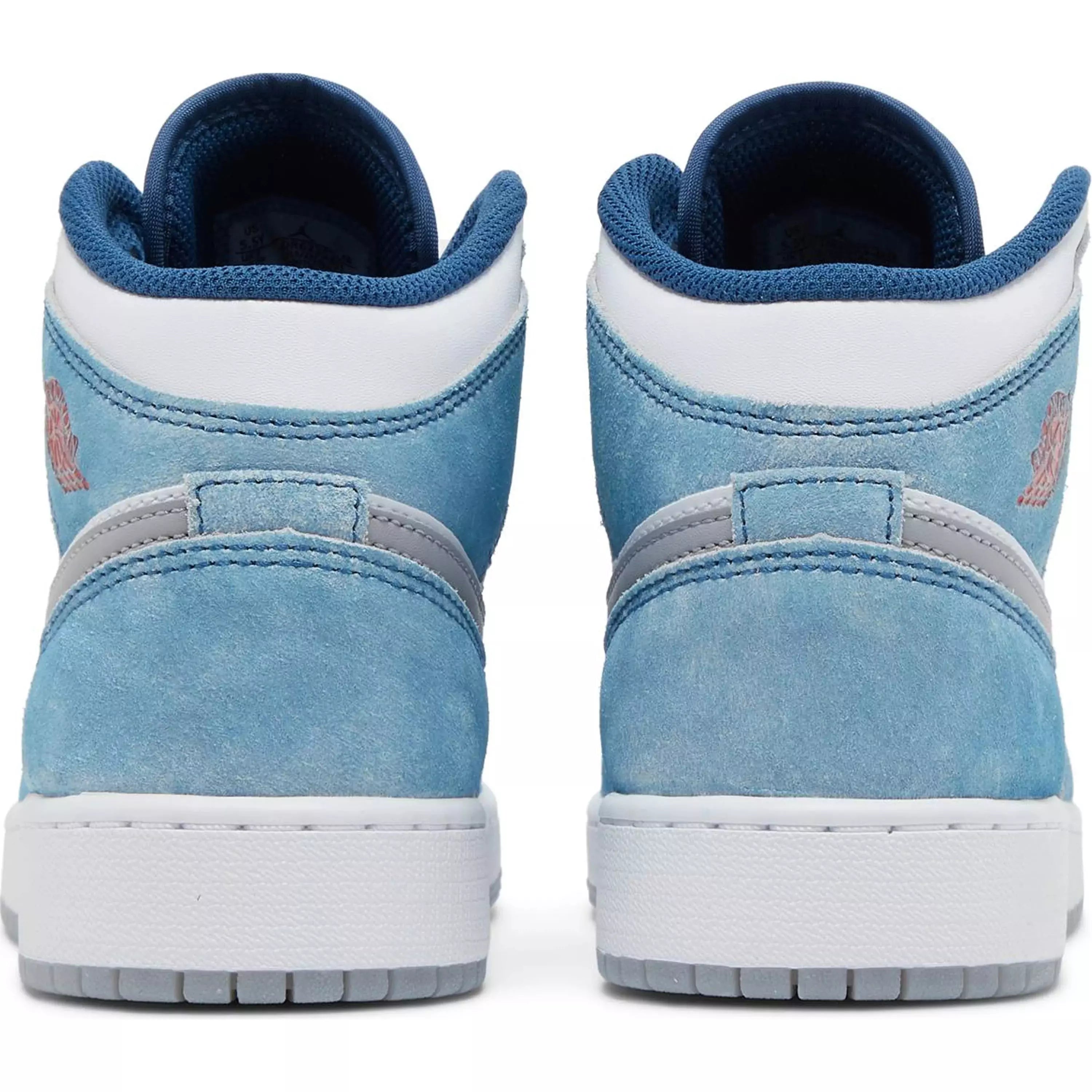 Nike Air Jordan 1 Mid SE French Blue Grade School