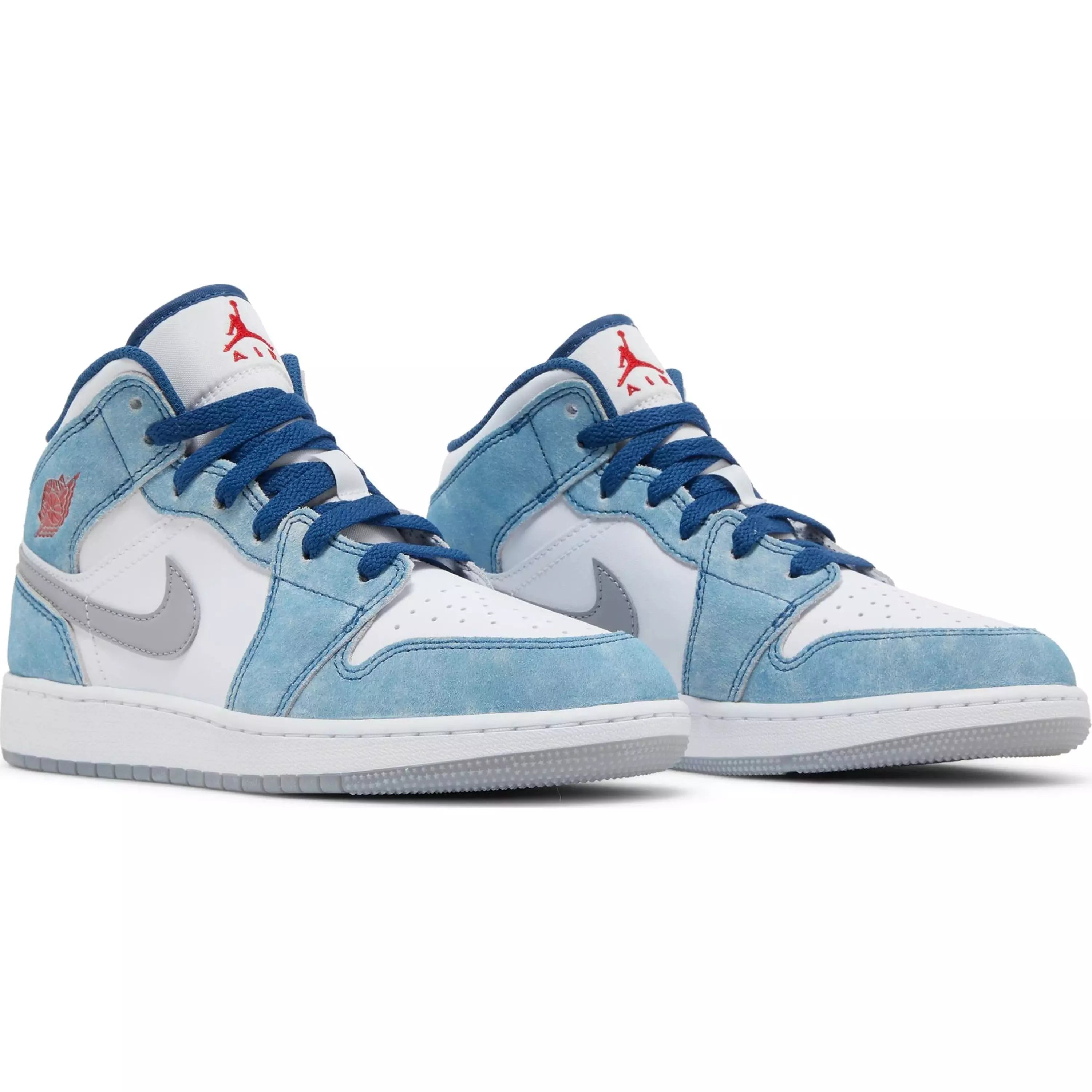 Nike Air Jordan 1 Mid SE French Blue Grade School