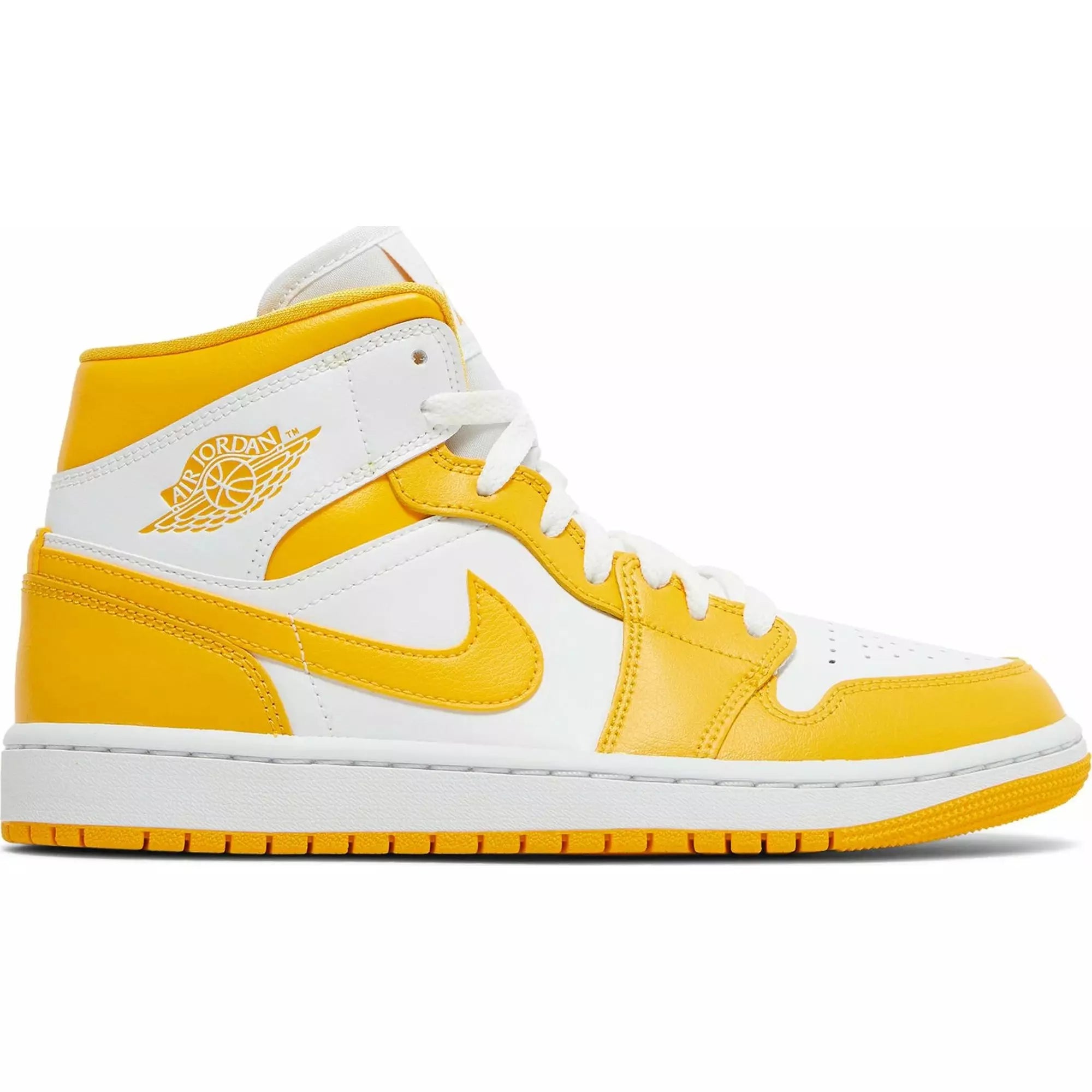Nike Air Jordan 1 Mid University Gold Women s