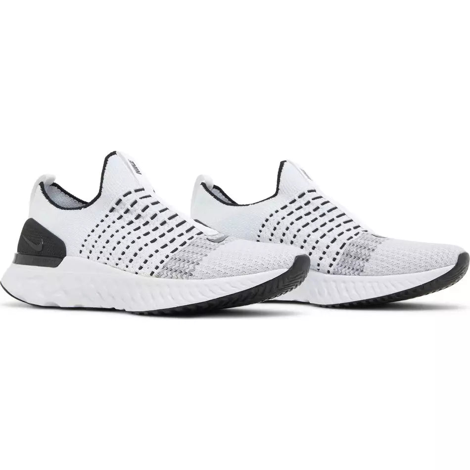 Nike React Phantom Run Flyknit 2 White And Black/Oreo