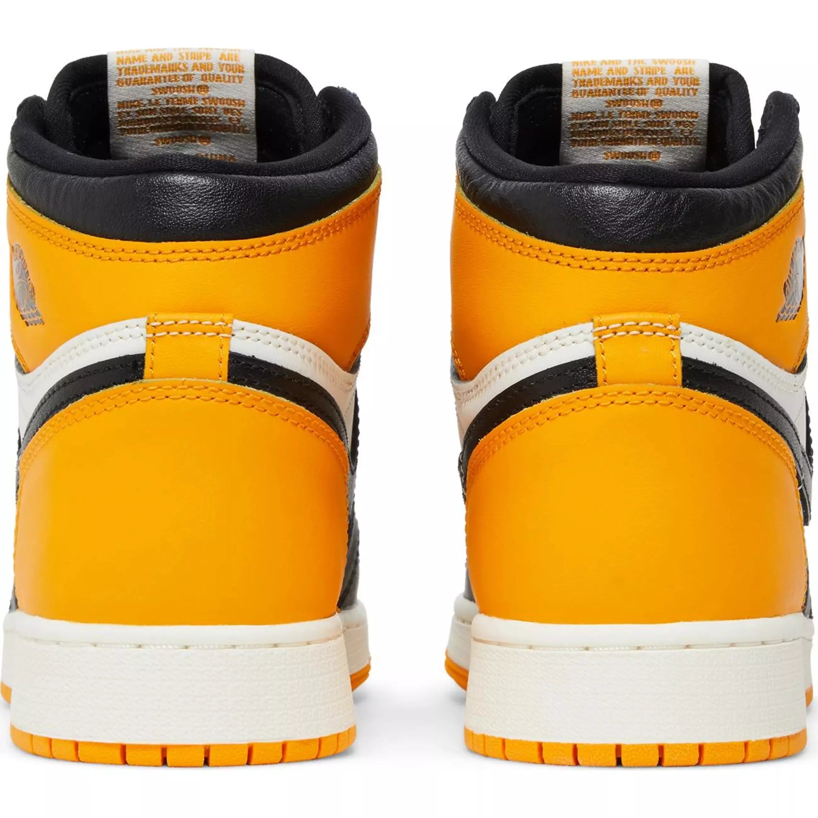 Nike Air Jordan 1 Retro High OG Yellow Toe Grade School