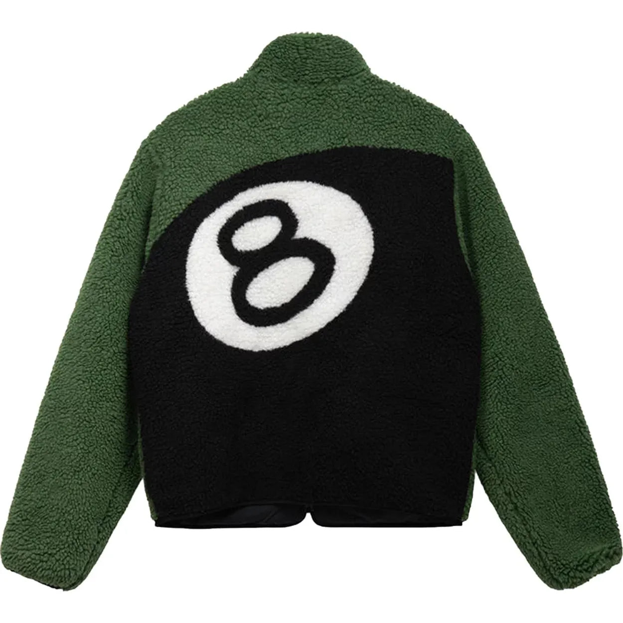 8 Ball Sherpa Reversible Jacket Green