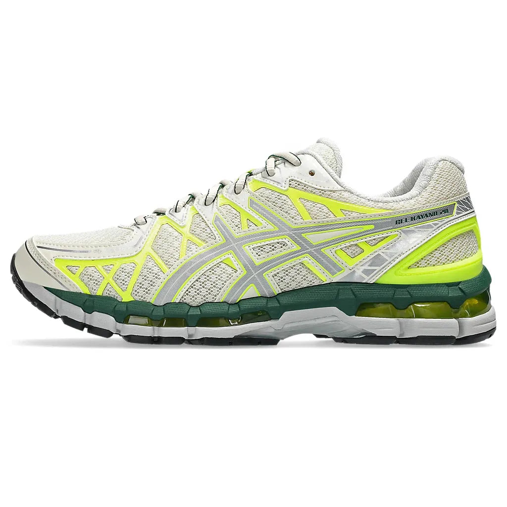Asics Gel Kayano 20 Gel Kayano 20 Cream Lime Forest Green