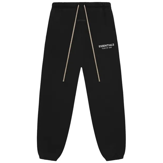 Fear Of God Essentials Fleece Sweatpant Black White FW24