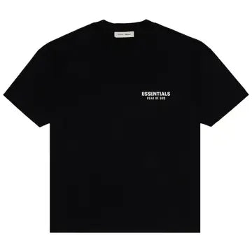 Fear of God Essentials Classic Fit T-Shirt Jet Black SS25