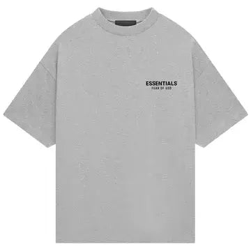 Fear of God Essentials Jersey Crewneck T-Shirt Light Heather FW24