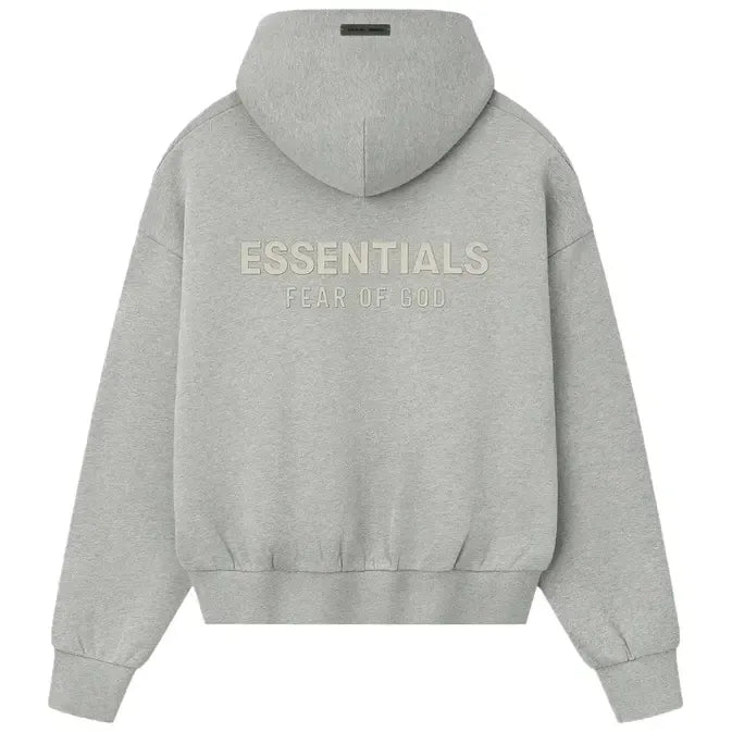 Fear of God Essentials Classic Hoodie Concrete Heather SS25