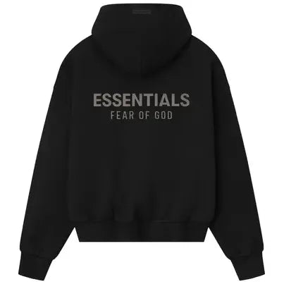 Fear of God Essentials Classic Hoodie Jet Black SS25
