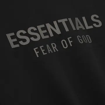 Fear of God Essentials Classic Hoodie Jet Black SS25