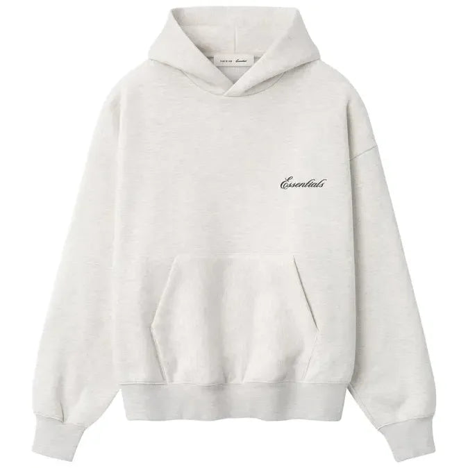 Fear of God Essentials Signature Classic Hoodie Oatmeal Heather SS26