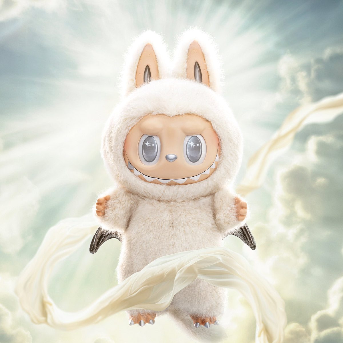 Pop Mart Labubu THE MONSTERS - ZIMONO ANGEL IN CLOUDS Vinyl Face Doll