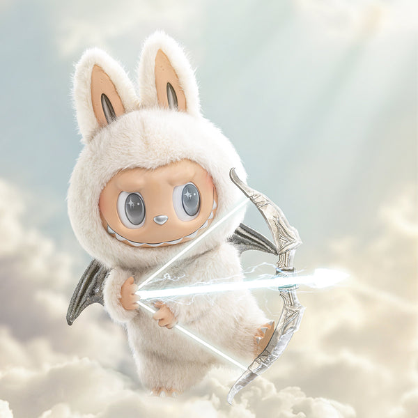 Simomo Labubu Pop Mart Labubu THE MONSTERS - ZIMONO ANGEL IN CLOUDS Vinyl Face Doll