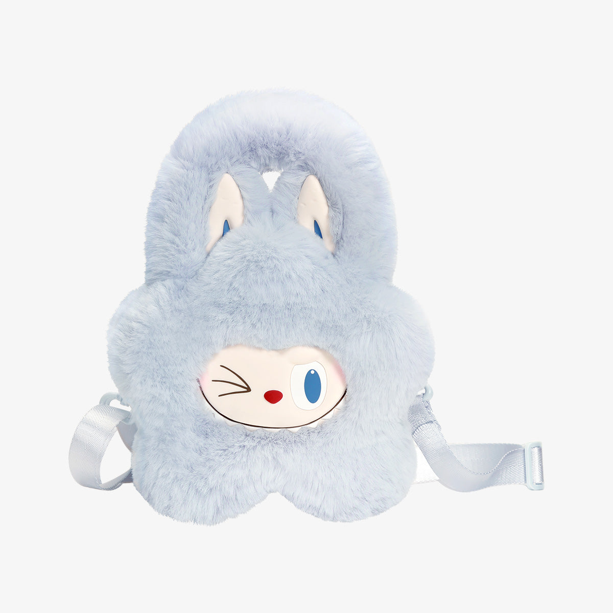 Labubu THE MONSTERS Classic Series-Plush Flower Bag Blue